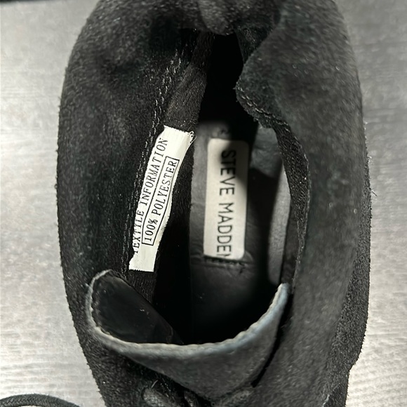 Steve Madden Maarkee Lace Up Heel Booties - 8 - Picture 10 of 10
